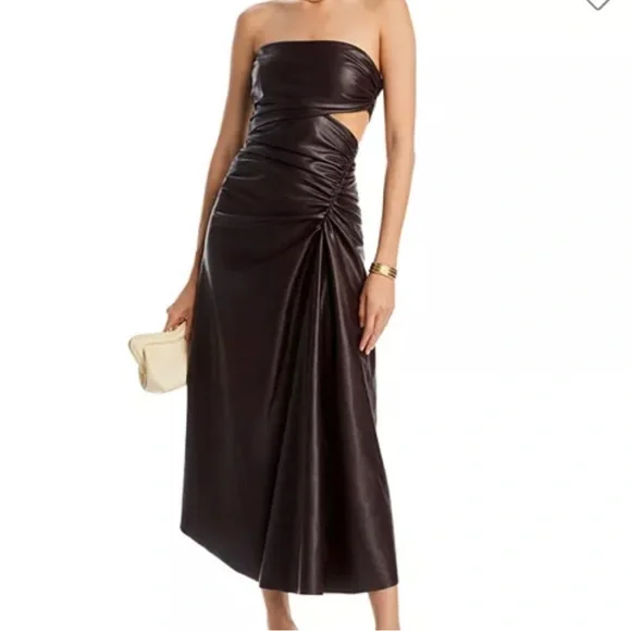 A.L.C. | Dresses | Alcfauxleather Strapless Maxi Dress | Poshmark A.L.C. | Dresses | Alcfauxleather Strapless Maxi Dress | Poshmark